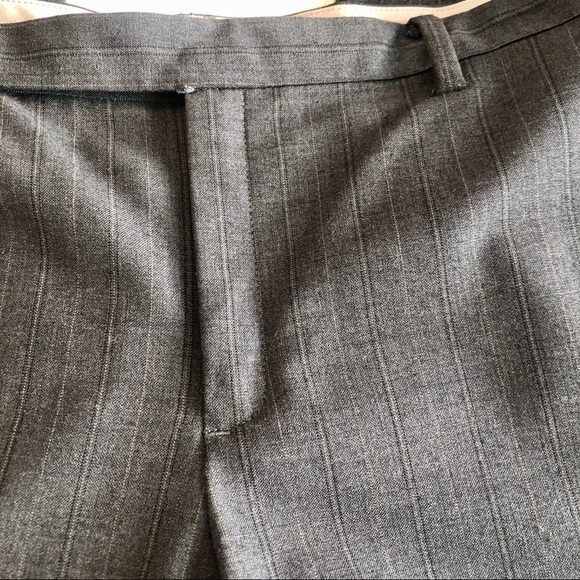 Gap Pants Charcoal Grey Pinstripe Cropped Dress Pants Stretch size 2 - Picture 9 of 16